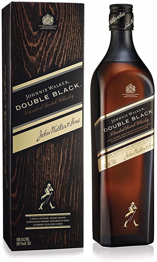 WHISKY JOHNNIE W. DOUBLE BLACK 12/750 ML