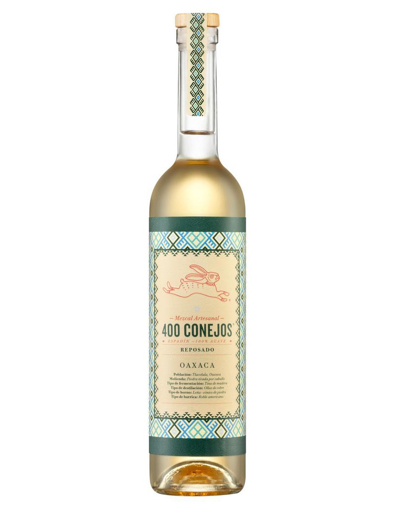 MEZCAL 400 CONEJOS ESPADIN REP 6/750 ML