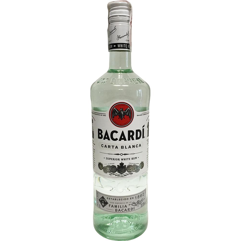 RON BACARDI CARTA BLANCA 12/980 ML