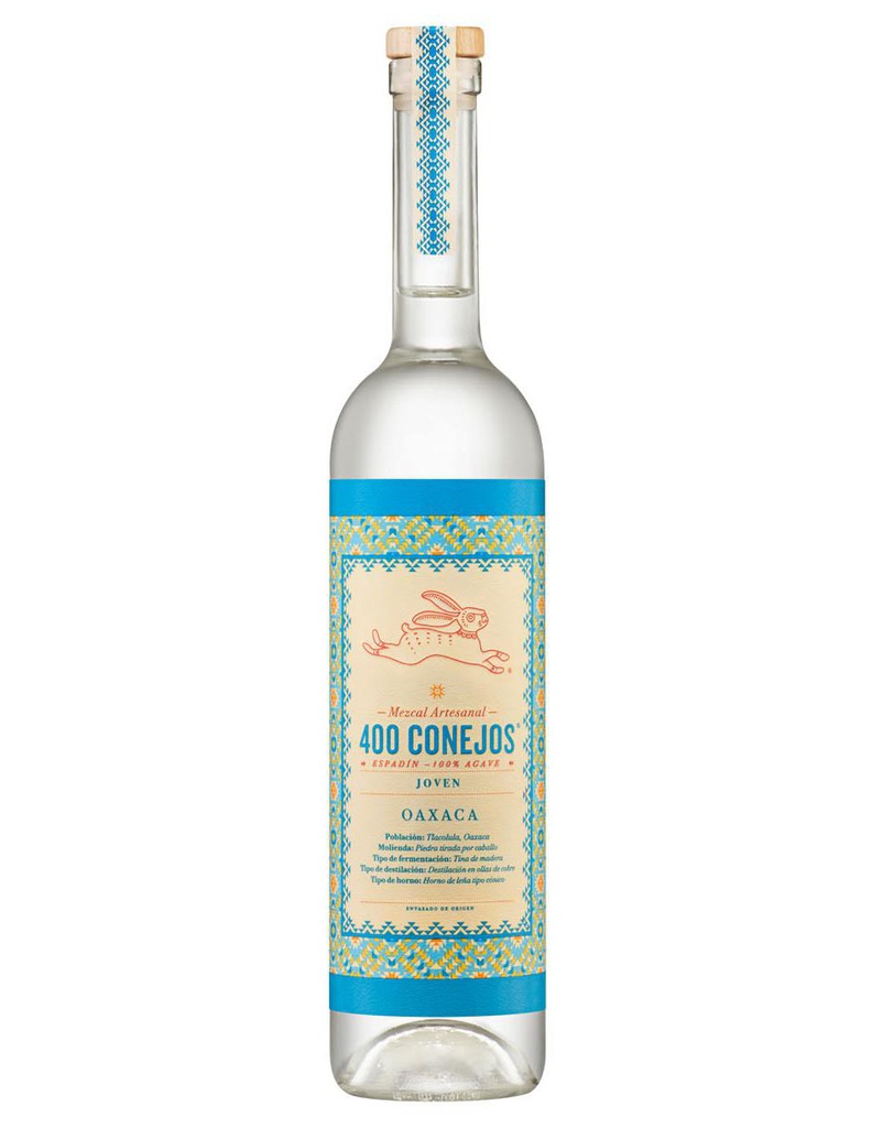 MEZCAL 400 CONEJOS ESPADIN JOVEN 12/750 ML