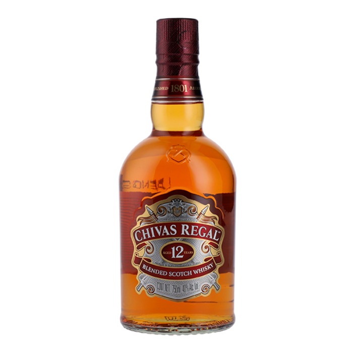 WHISKY CHIVAS REGAL 12 AÑOS 12/750 ML LUX