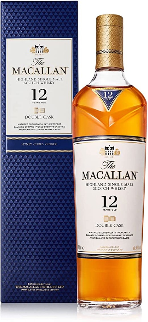 WHISKY MACALLAN 12 AÑOS 700 ML