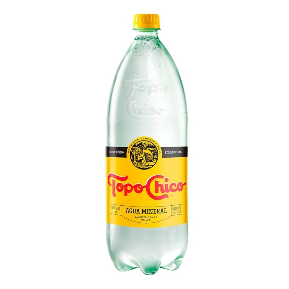 AGUA MINERAL TOPO CHICO PET 6/1500 ML