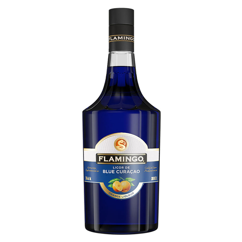 LICOR FLAMINGO CURACAO BLUE 1000 ML