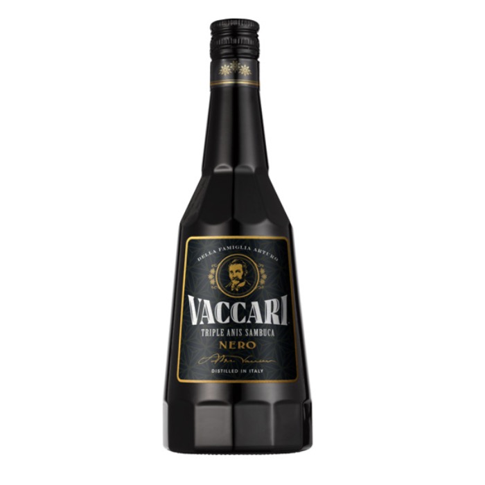 LICOR SAMBUCA VACCARI NERO 6/700 ML