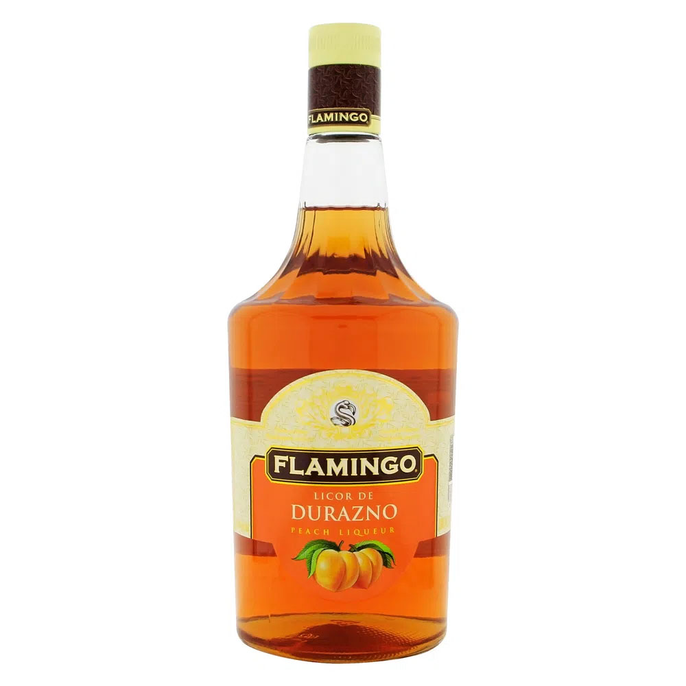 LICOR FLAMINGO DE DURAZNO 12/1000 ML