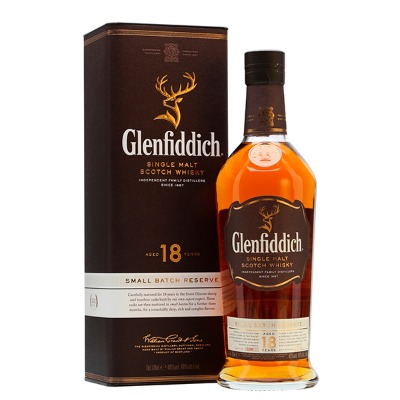 WHISKY GLENFIDDICH 18 AÑOS 12/750 ML