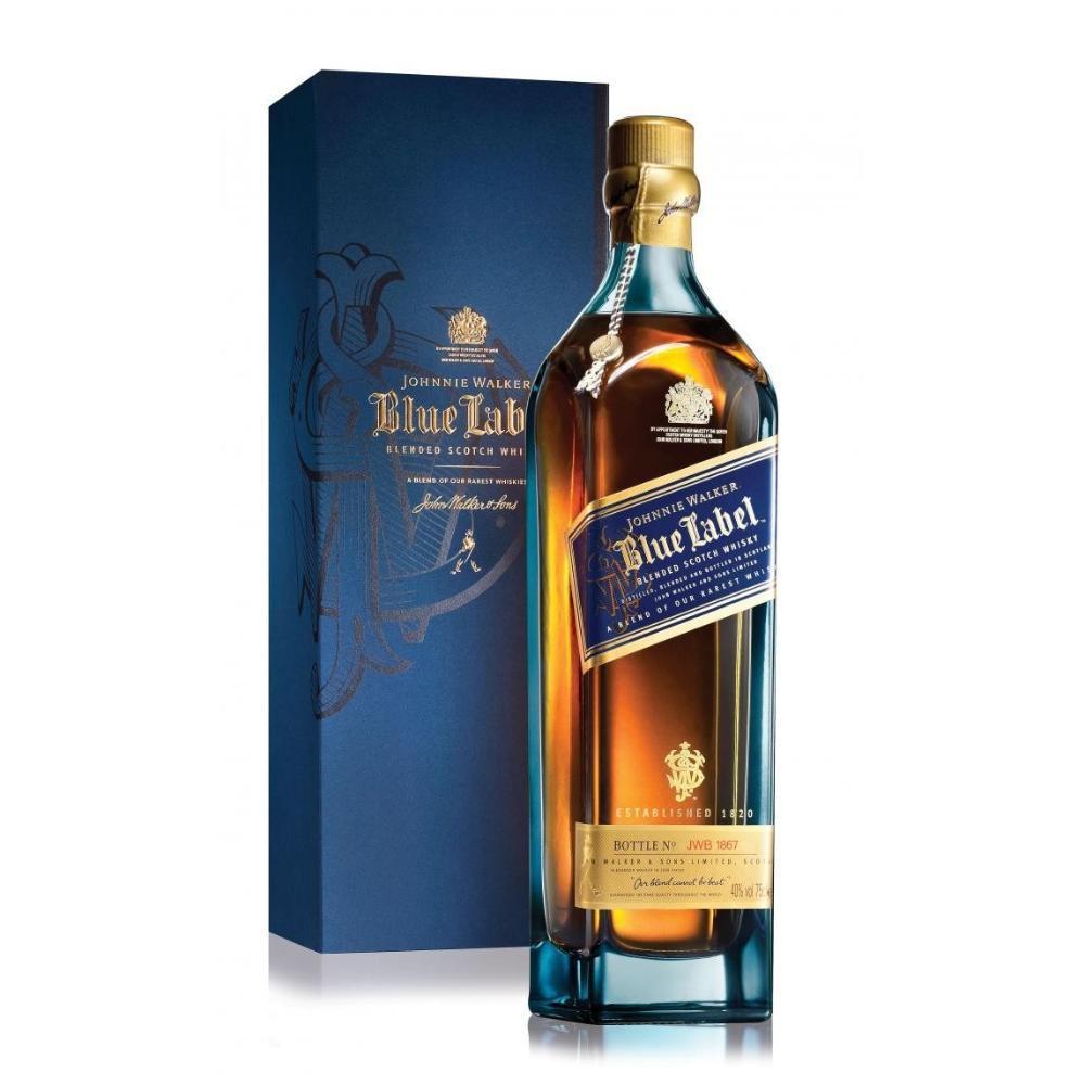 WHISKY JOHNNIE W. BLUE LABEL 6/750