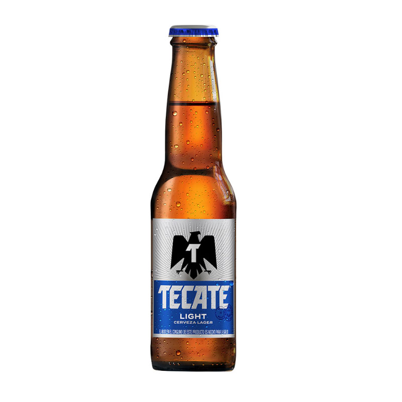 CERV. TECATE LIGHT BOT 20/190 ML