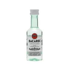 RON BACARDI CARTA BLANCA MINI 120/50 ML