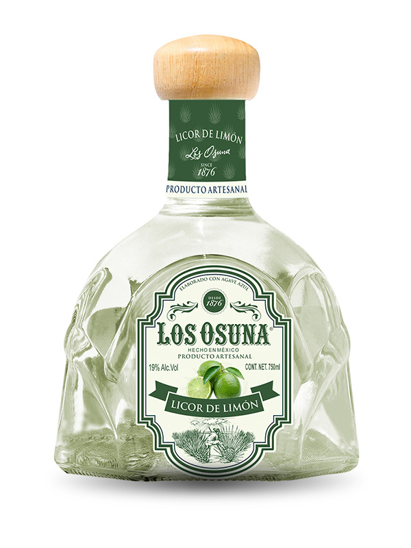 LICOR DE AGAVE LOS OSUNA LIMON 750 ML
