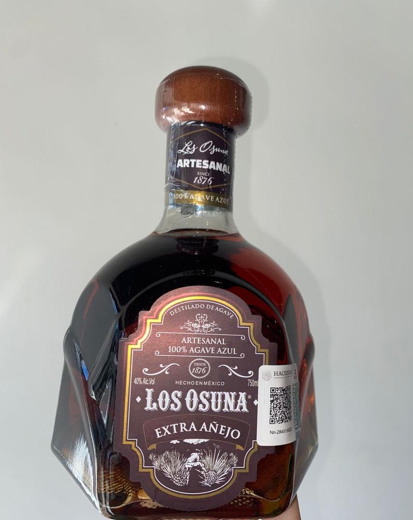 LICOR DE AGAVE LOS OSUNA EXT AÑE 750 ML