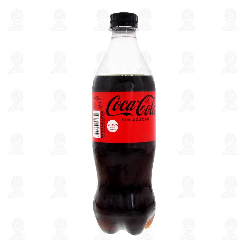 COCA-COLA SIN AZUCAR PET 4/600 ML