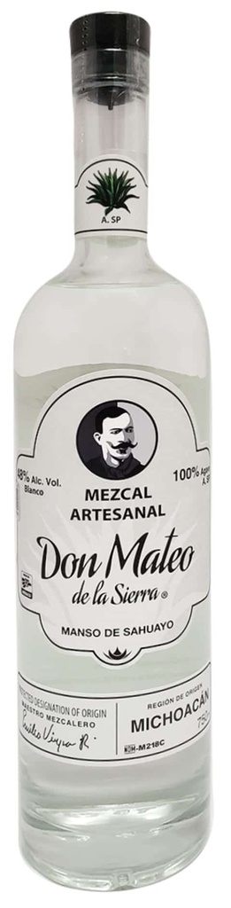 MEZCAL DON MATEO DE LA SIERRA MANSO SAHUAYO 6/750 ML