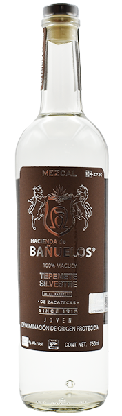 MEZCAL HACIENDA LOS BAÑUELOS TEPEMETE SILVESTRE 750 ML