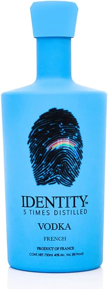 VODKA IDENTITY FRANCES 5 TIMES DESTILLED 750 ML
