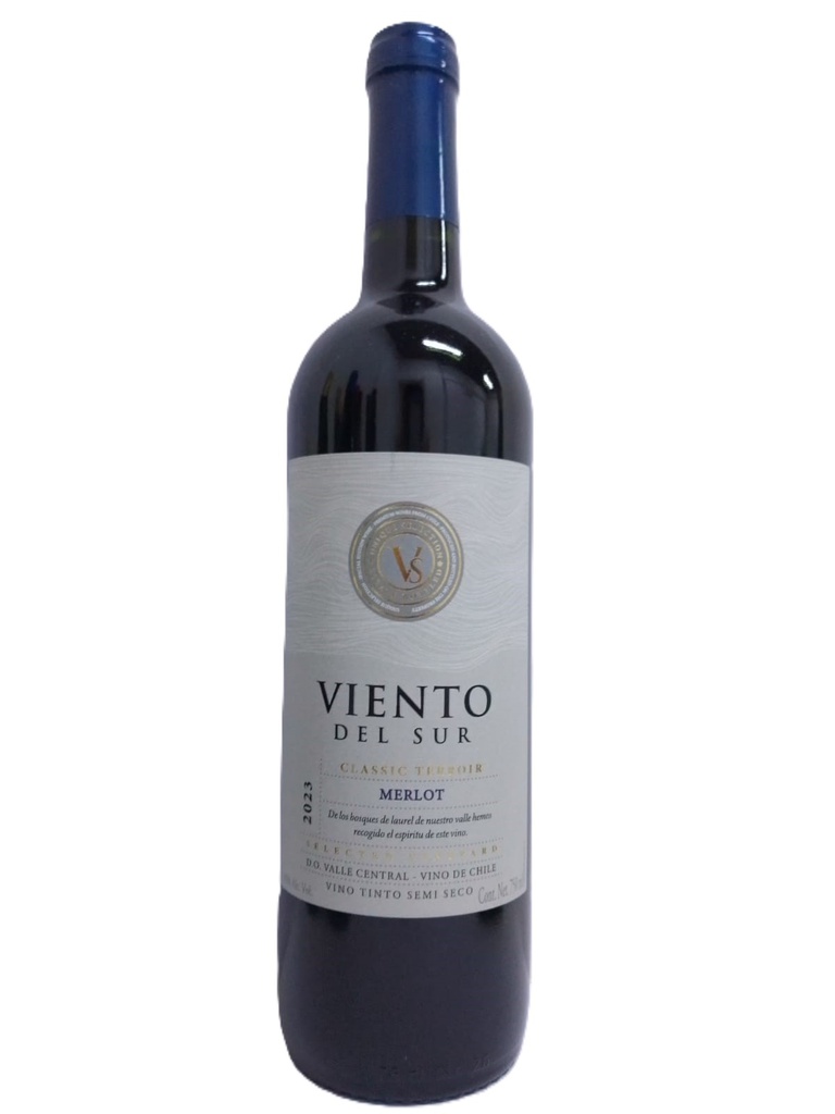 VT. VIENTO DEL SUR CLASSIC TERROIR MERLOT 750ML